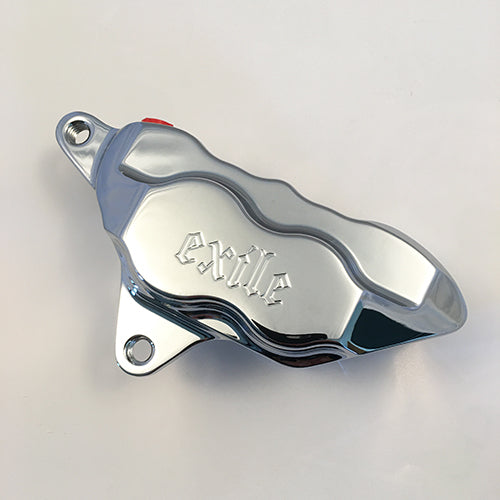 4-Piston bolt-on brake caliper WITH EXILE LOGO – Exile Cycles